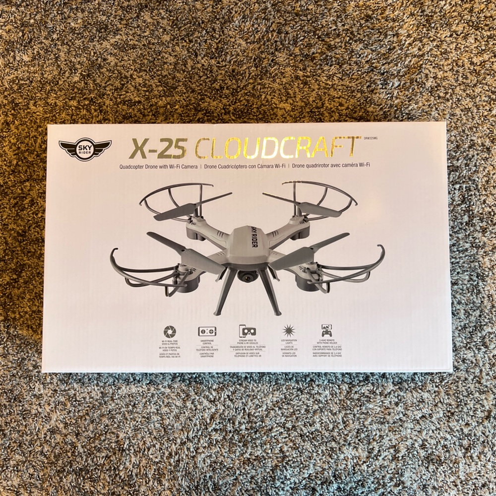 X-25 Cloudcraft VR Drone - Silver